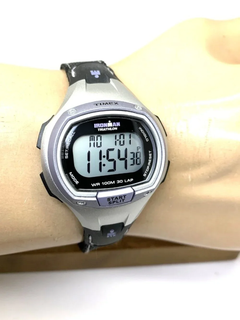 Timex Women's Watch T5K230 Ironman Quartz Digital Sport Nylon Strap 35mm